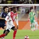 Denis Zakaria (au premier plan): l'âme de l'AS Monaco. KEYSTONE/EPA/SEBASTIEN NOGIER